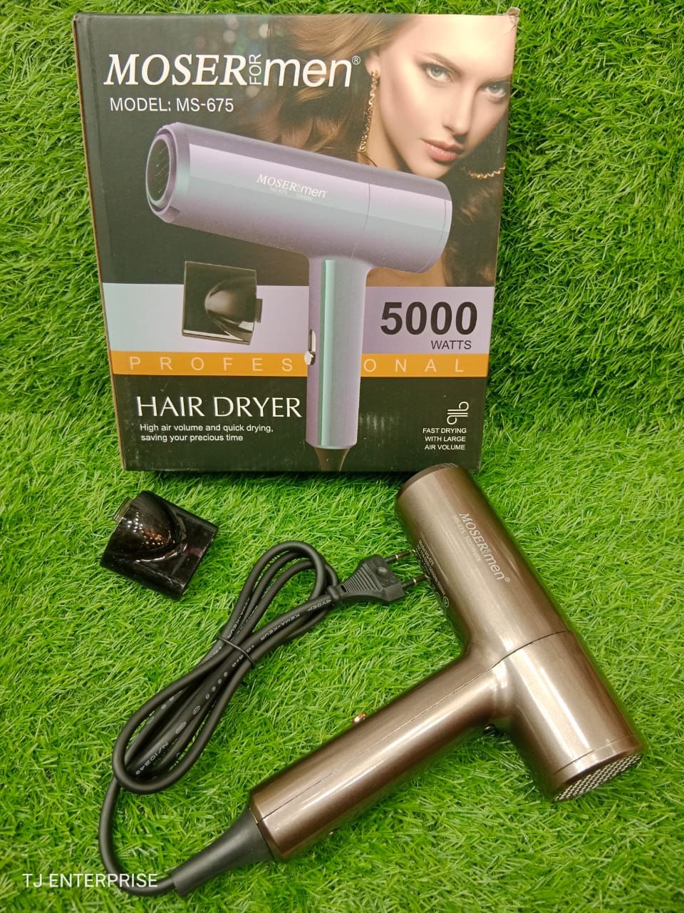 Moser Hair Dryer Professional Hair Dryer 5000w – Fast Drying With Large Air Volume