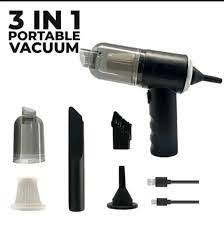 3-in-1 Portable Vacuum Cleaner: Cordless Air Duster, Vacuum, and Blower