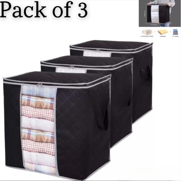 Pack of 3 Waterproof Home Storage Bags